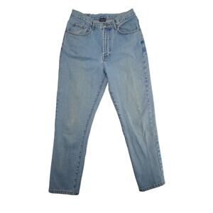 F. by Faconnable Vintage High-Waisted Light Wash Jeans – Women’s Size 14